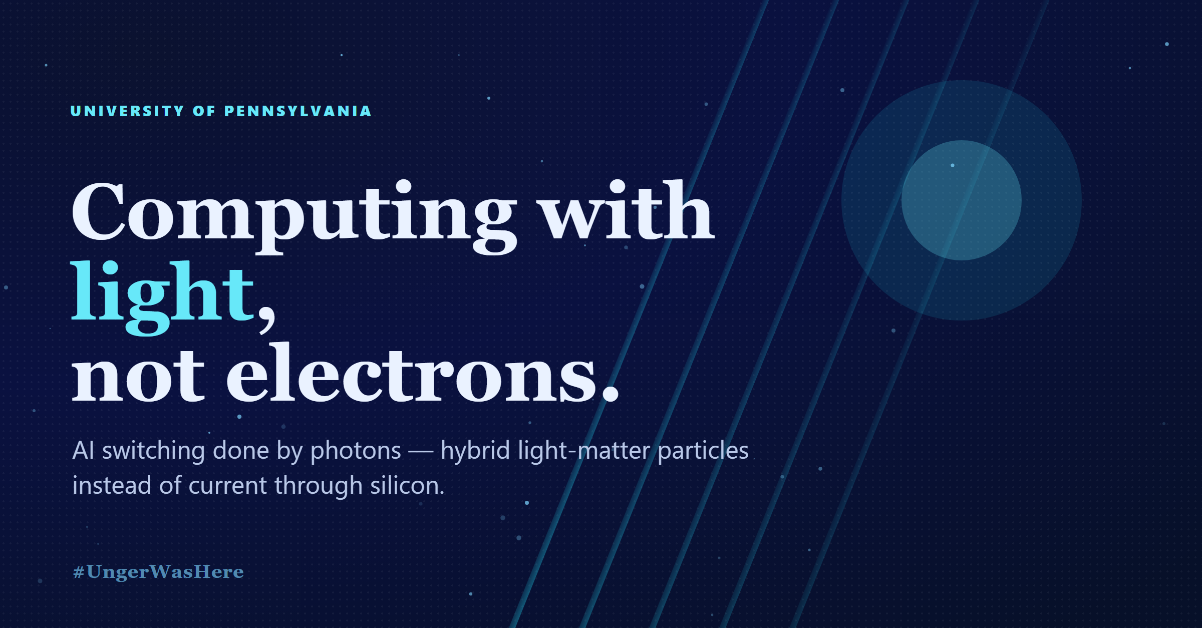 Forget electrons: This breakthrough uses light-matter particles to power AI