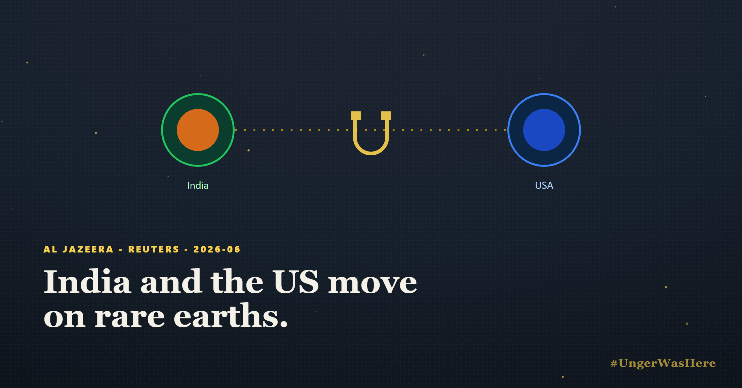 India and US strike critical minerals framework deal
