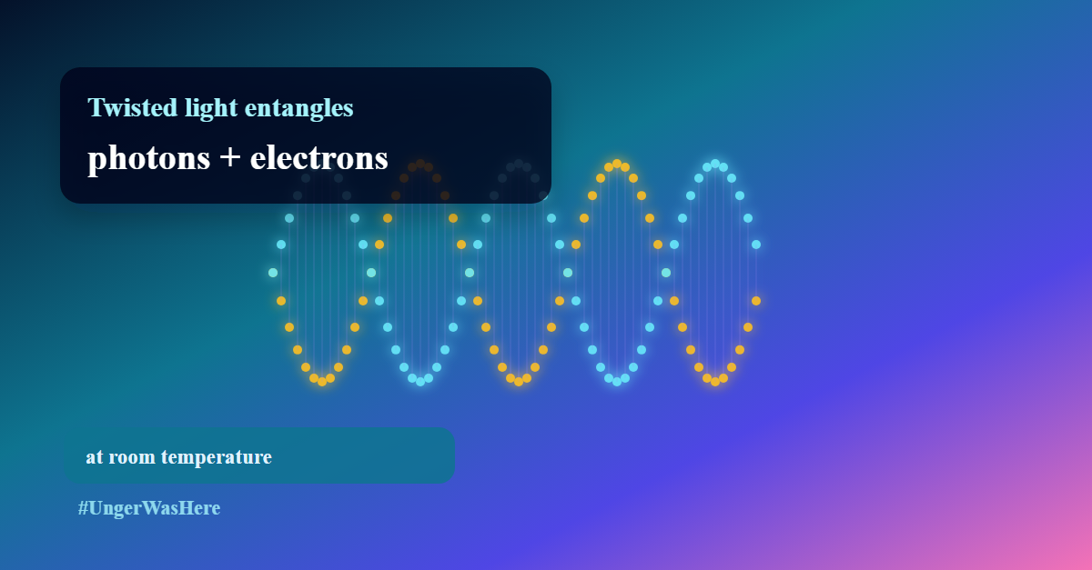 Stanford Quantum Computing Breakthrough Uses Twisted Light to Work Without Extreme Cooling